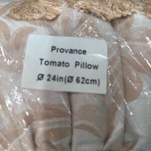 Cream Tomato Pillow
